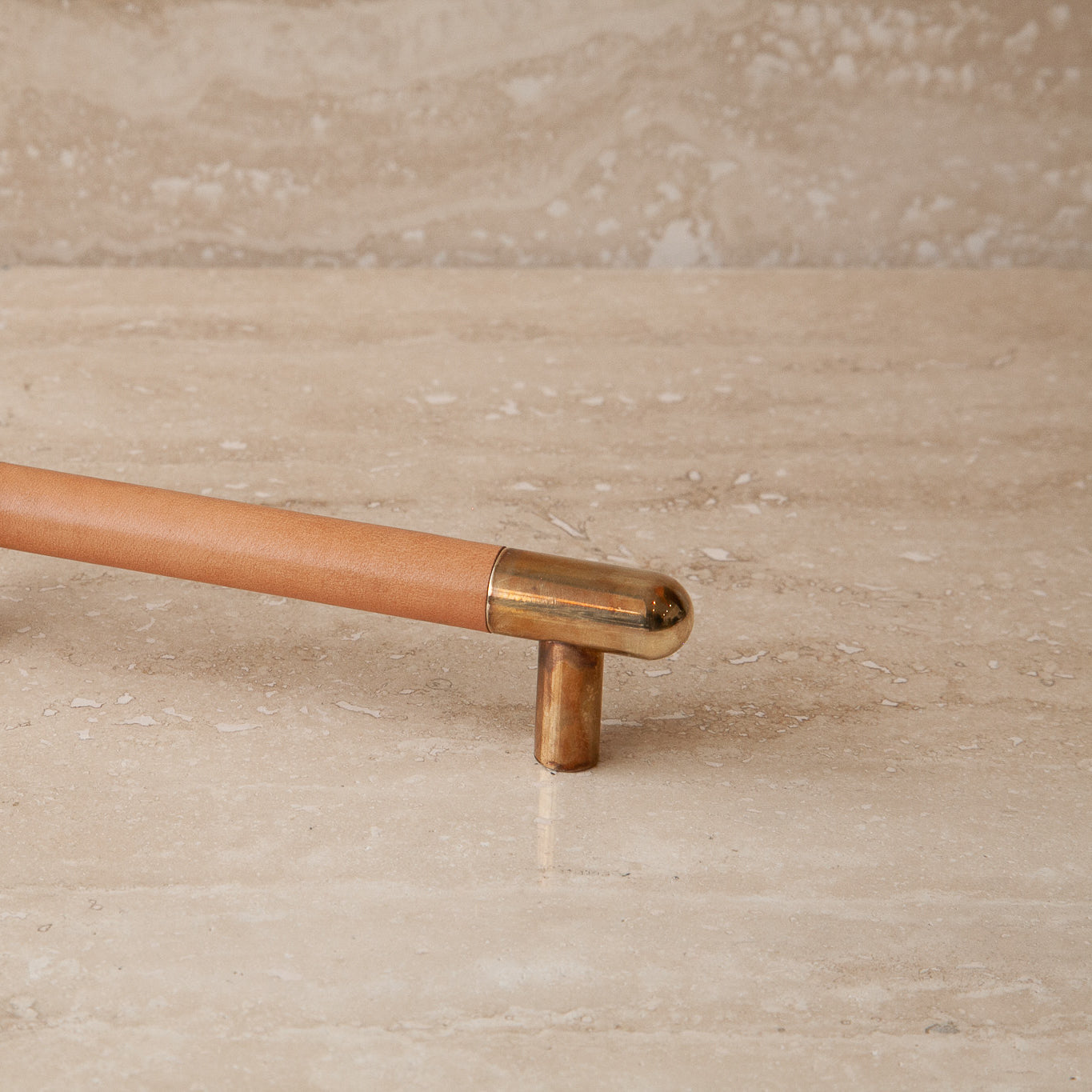 RAW (UNLACQUERED) BRASS | DRESSED MINERAL | Wide (1")