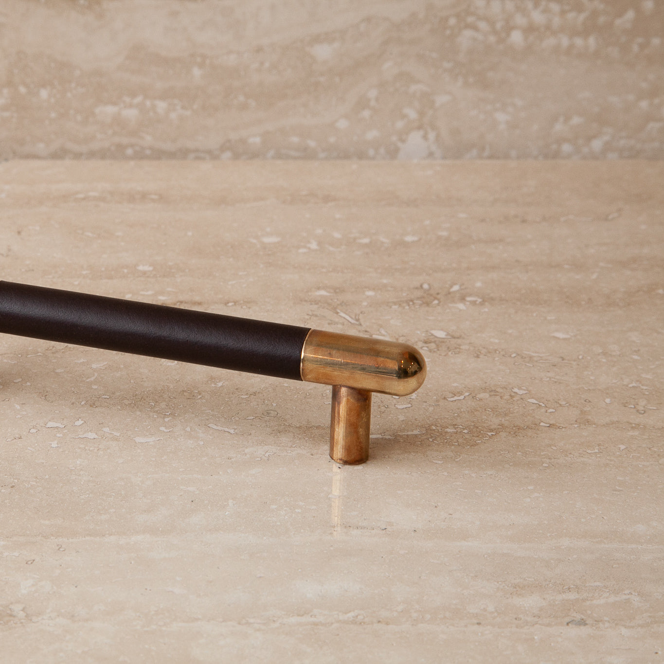 RAW (UNLACQUERED) BRASS | DRESSED MINERAL | Wide (1")