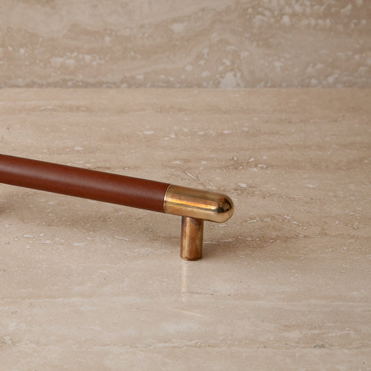 RAW (UNLACQUERED) BRASS | DRESSED MINERAL | Wide (1")