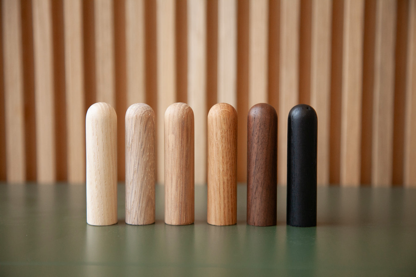 BAR PULL WOOD FINISH SAMPLE SET