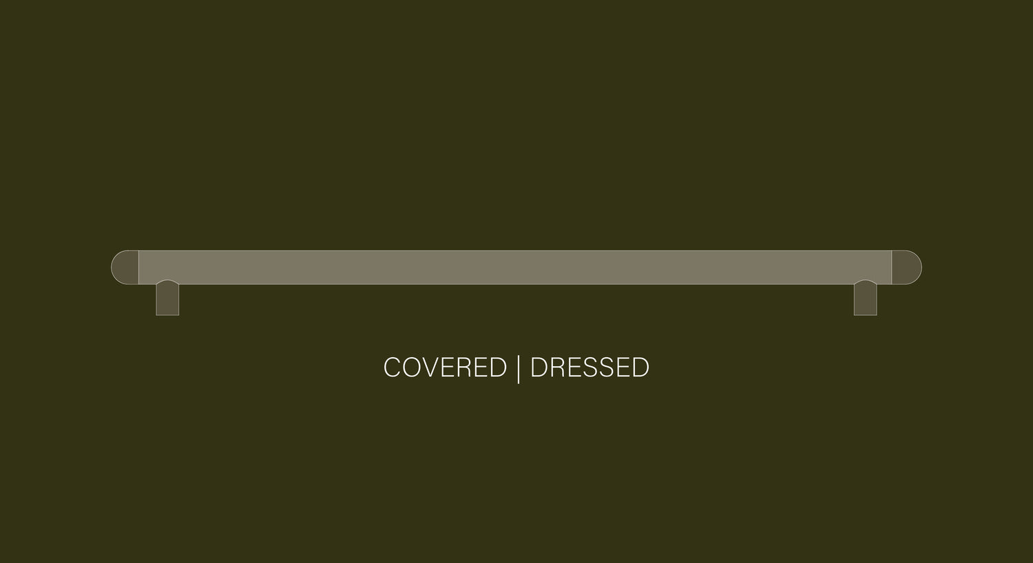 COVERED BAR PULLS | DRESSED