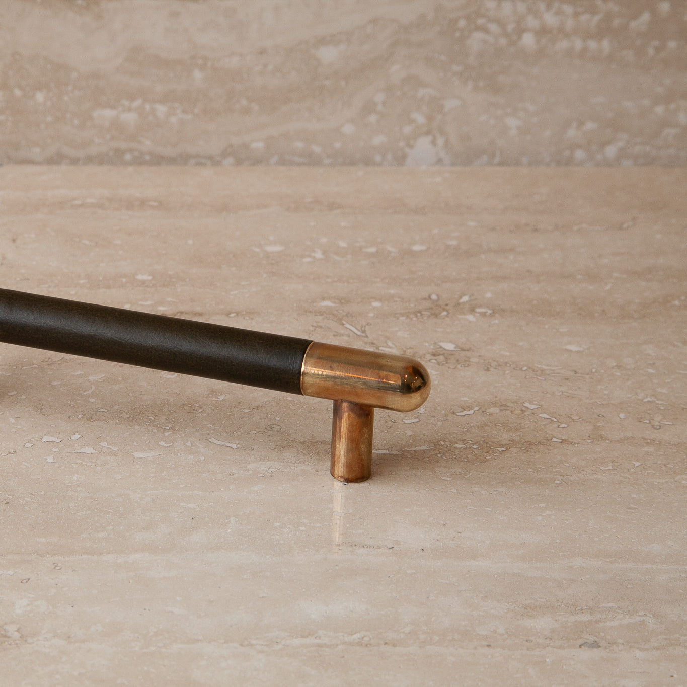 RAW (UNLACQUERED) BRASS | DRESSED MINERAL | Wide (1")
