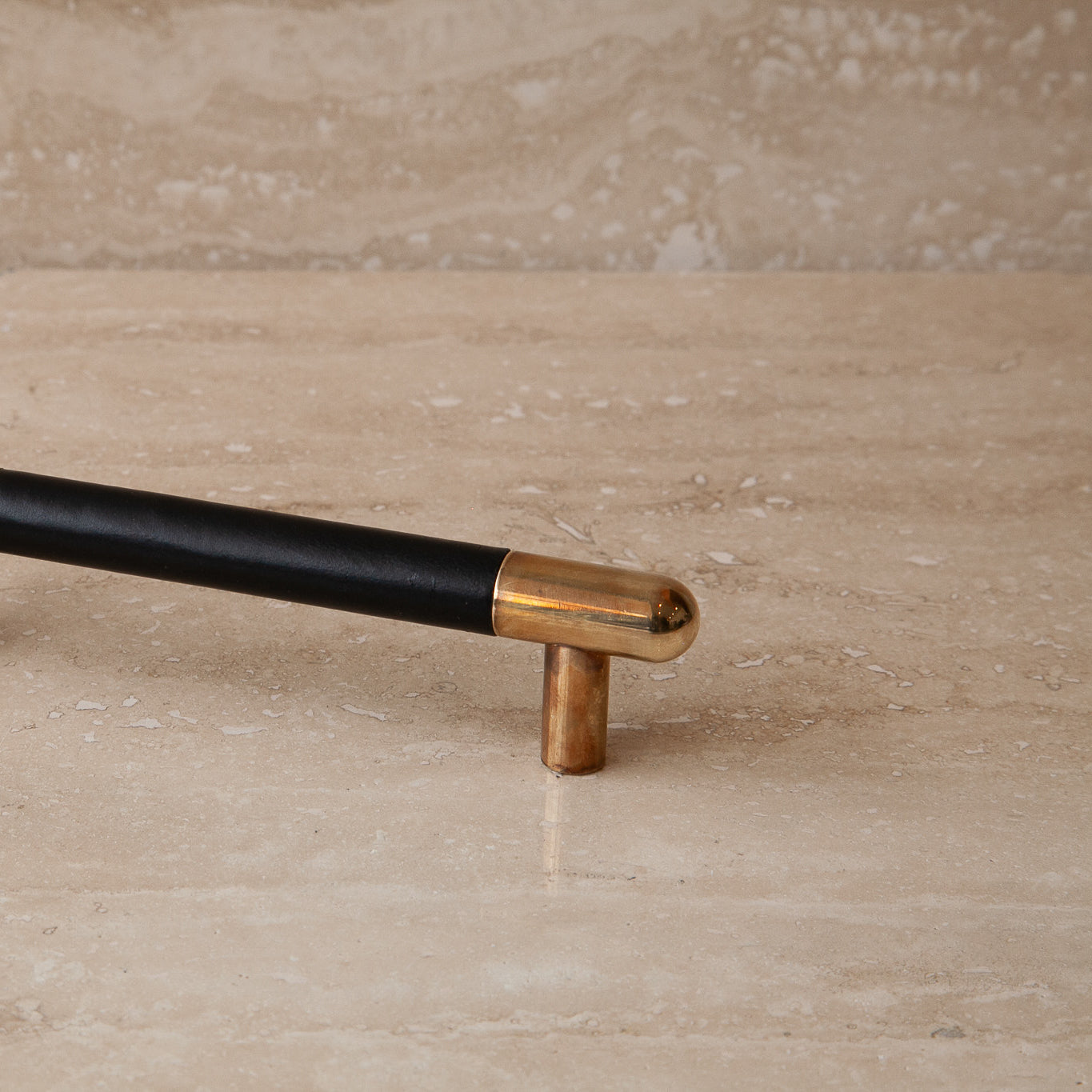 RAW (UNLACQUERED) BRASS | DRESSED MINERAL | Wide (1")