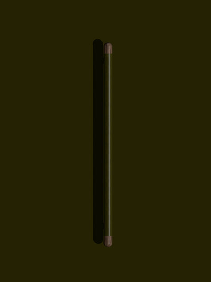 BP01  Cabinet Bar Pull - Full Leather