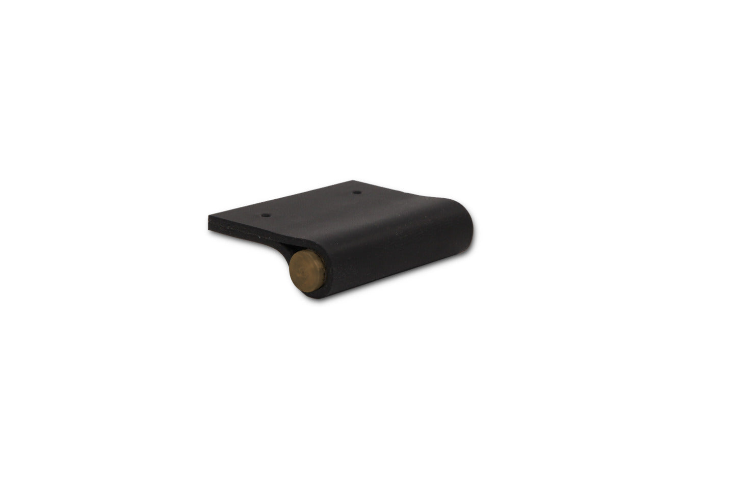 EP01 Leather Edge Pull - Aged Brass Core