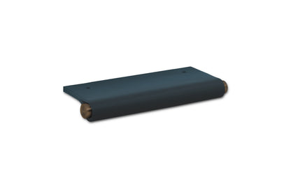 EP01 Leather Edge Pull - Aged Brass Core