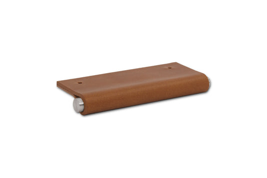 EP01 Leather Edge Pull - Stainless Steel Core