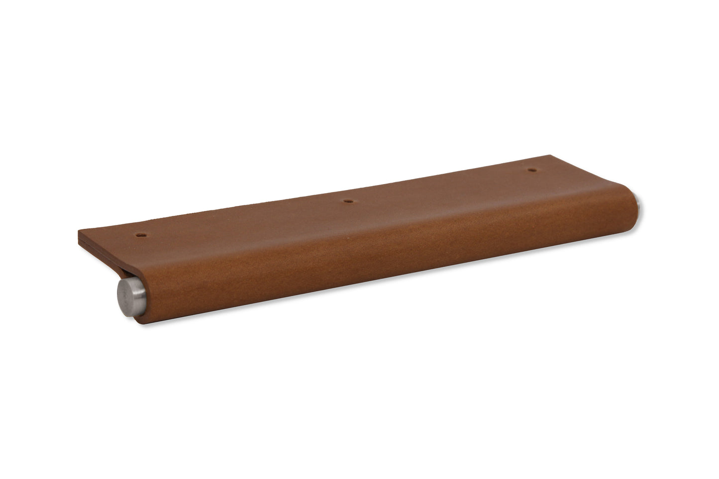 EP01 Leather Edge Pull - Stainless Steel Core