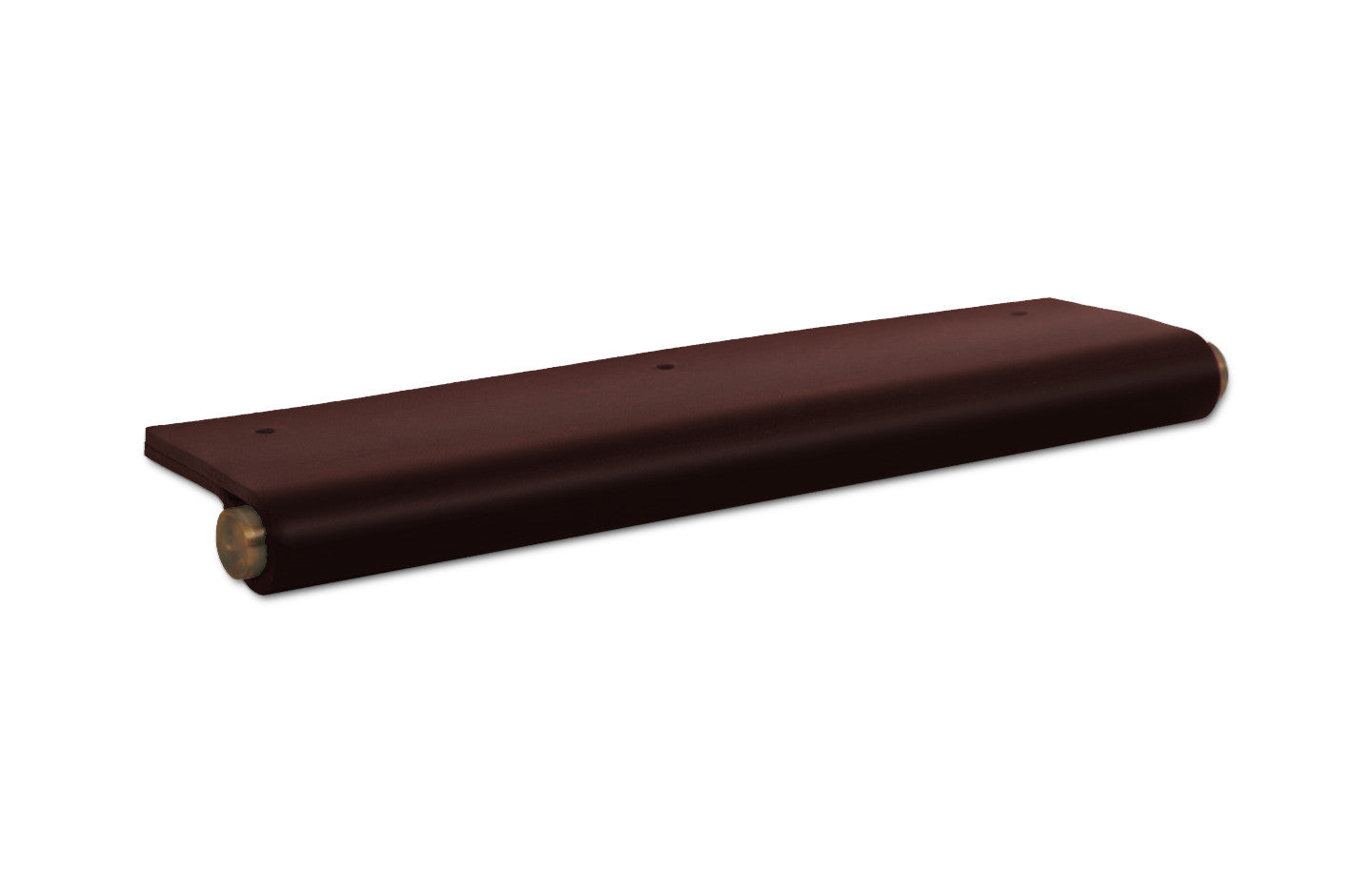 EP01 Leather Edge Pull - Aged Brass Core