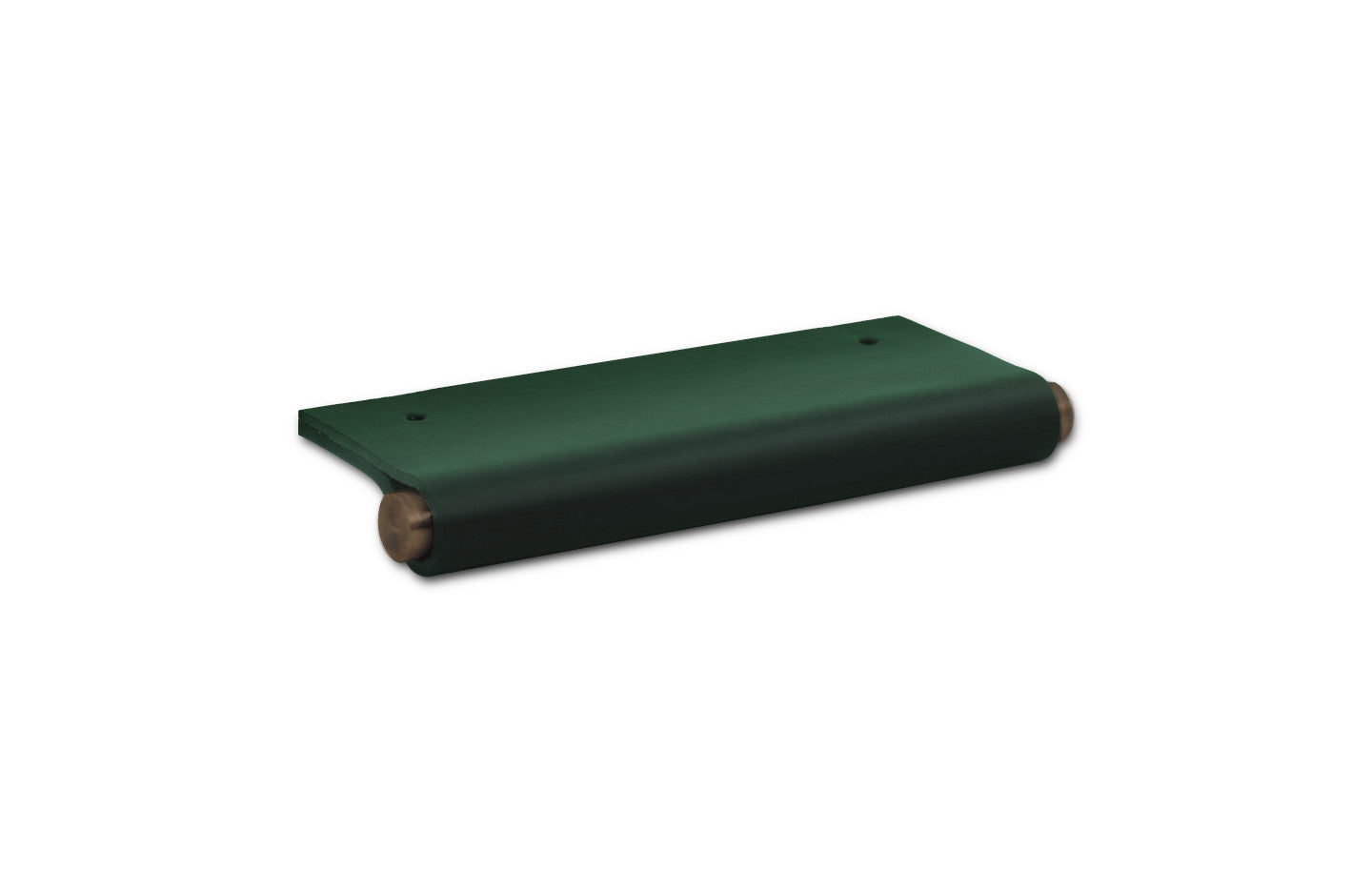 EP01 Leather Edge Pull - Aged Brass Core