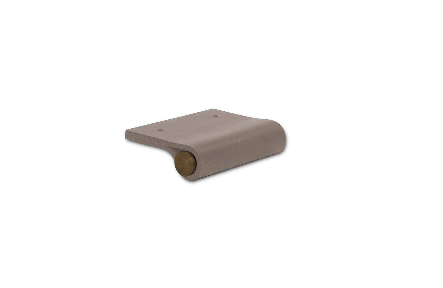 EP01 Leather Edge Pull - Aged Brass Core