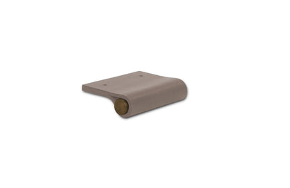 EP01 Leather Edge Pull - Aged Brass Core