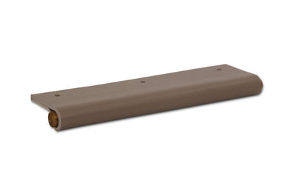 EP01 Leather Edge Pull - Aged Brass Core
