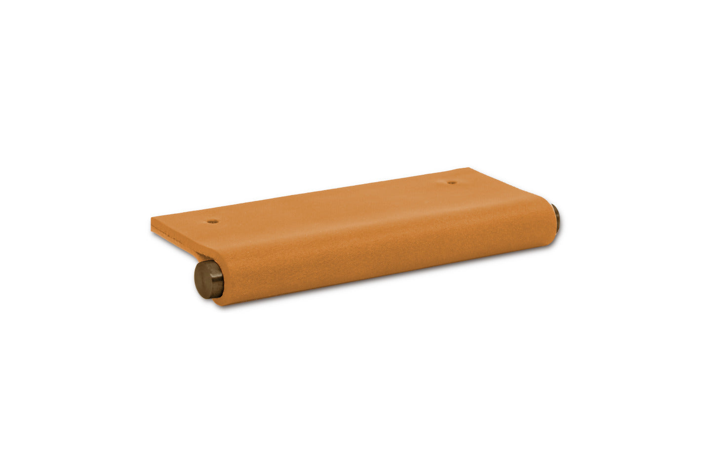 EP01 Leather Edge Pull - Aged Brass Core